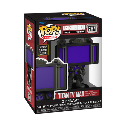 Pop! Lights and Sounds Titan TV Man - US 8717