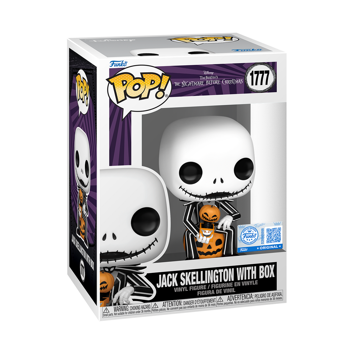 Pop! Jack Skellington with Box - US 2456