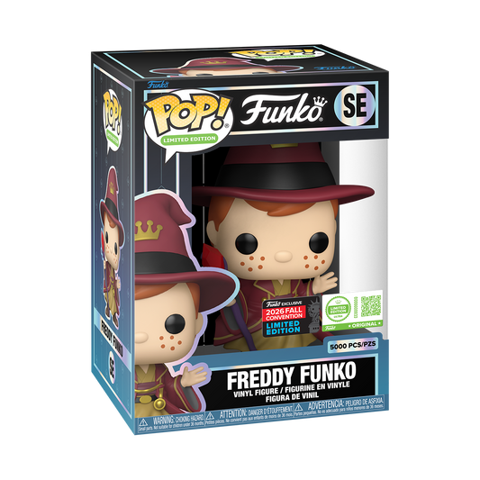 Pop! Freddy Funko (Wizard) with Pop! Protector - US 3571