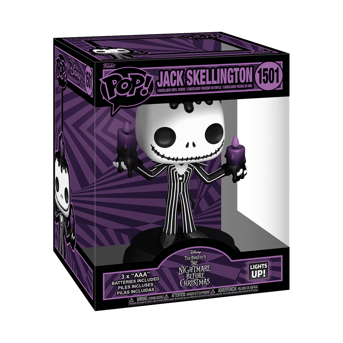 Pop! Super Light Up Jack Skellington Holding Candles - US 1587