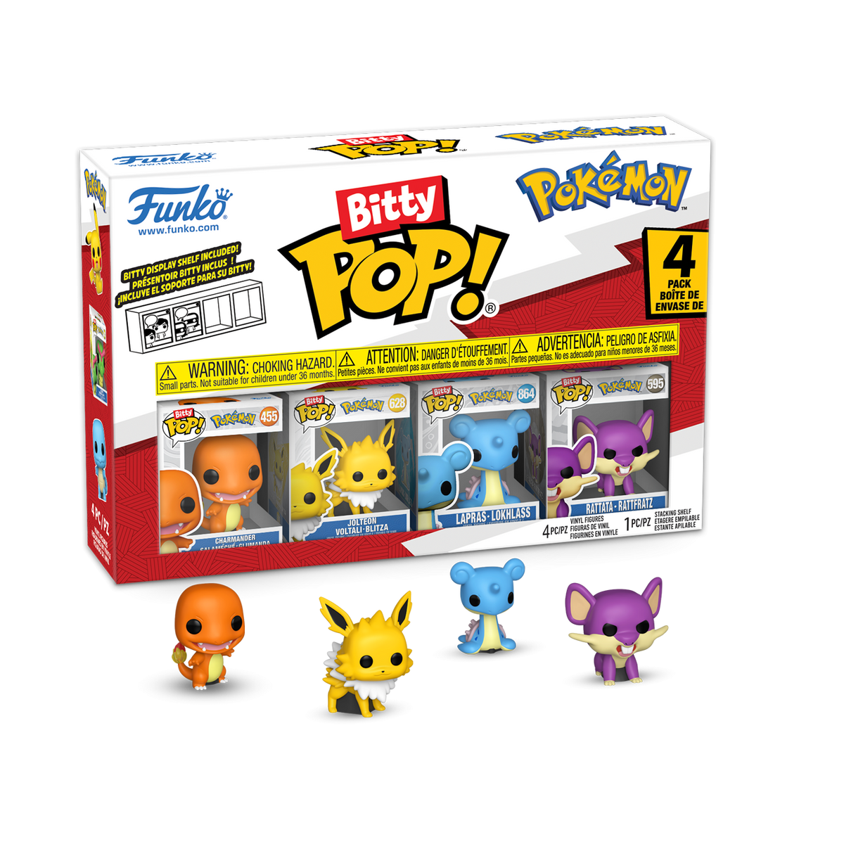 Bitty Pop! Pokémon 4-Pack Series 2 - US 0825