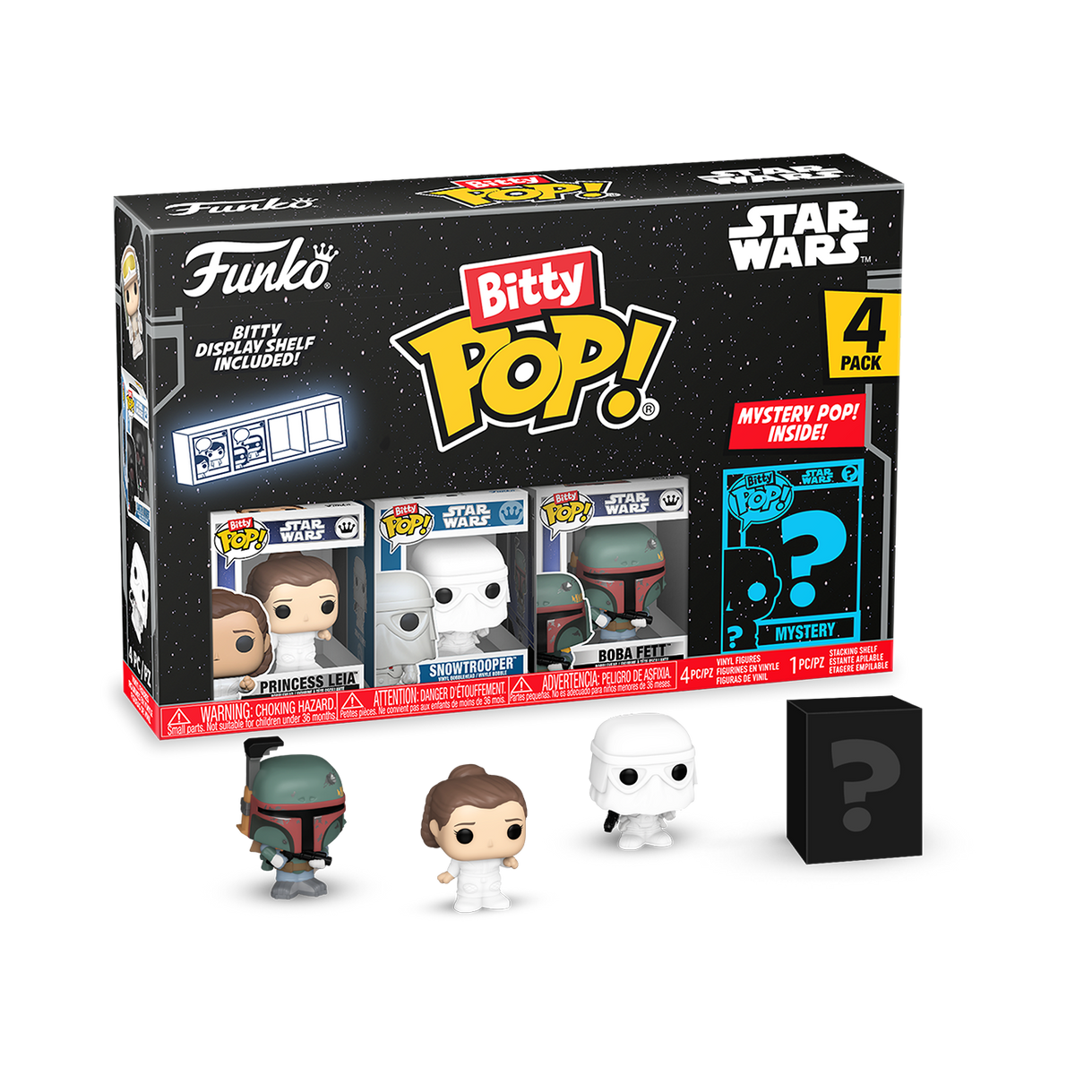Bitty Pop! Star Wars The Empire Strikes Back 4-Pack Series 2 - US 9976