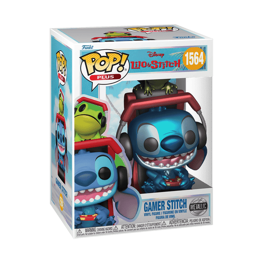 Pop! Plus Gamer Stitch (Metallic) - US 8479
