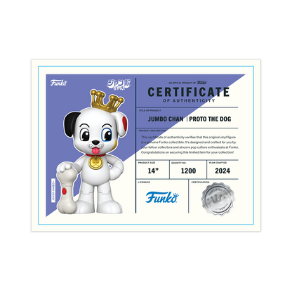 Jumbo Chan Proto the Dog 14'' Vinyl Collectible - US 0640