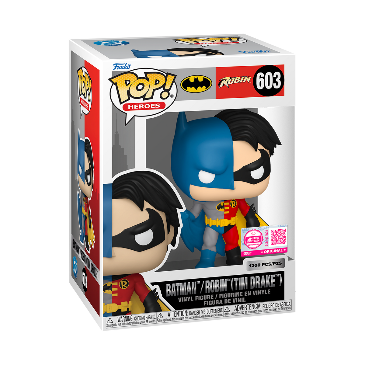 Pop! Batman/Robin (Tim Drake) with Pop! Protector - US 8156