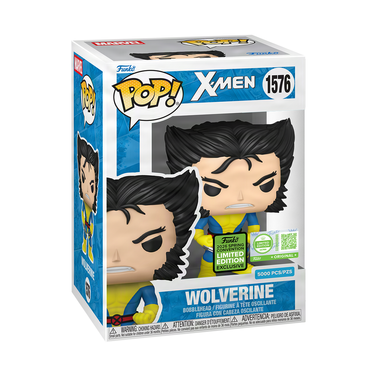 Pop! Wolverine (Classic Unmasked) with Pop! Protector - US 2310