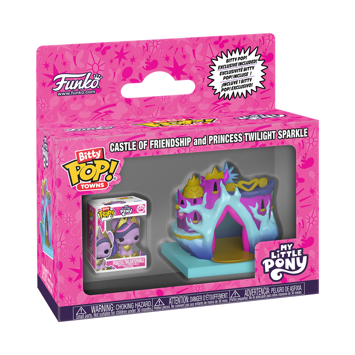 Bitty Pop! Towns Castle of Friendship and Princess Twilight Sparkle - US 4178