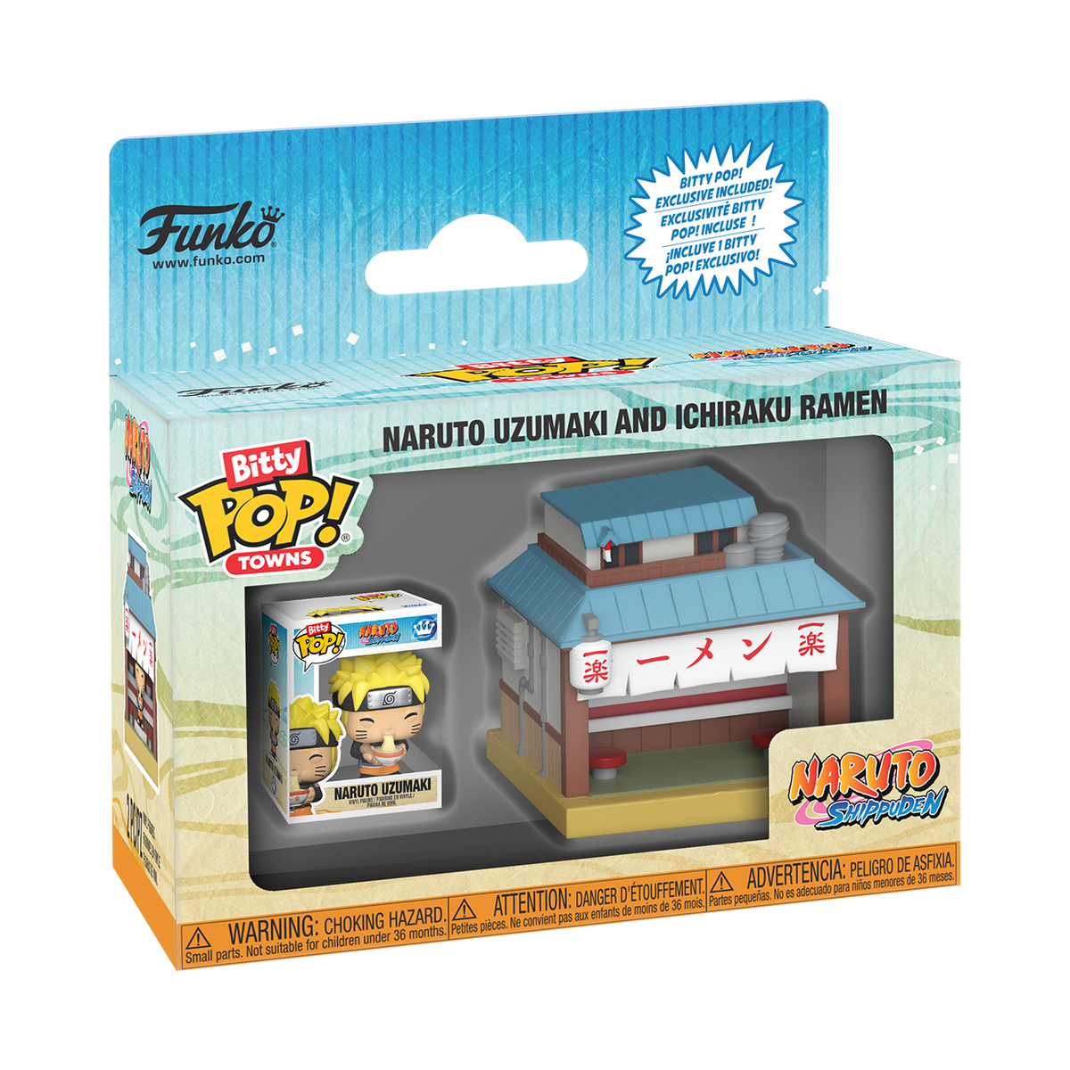 Bitty Pop! Towns Naruto Uzumaki and Ichiraku Ramen - US 3251