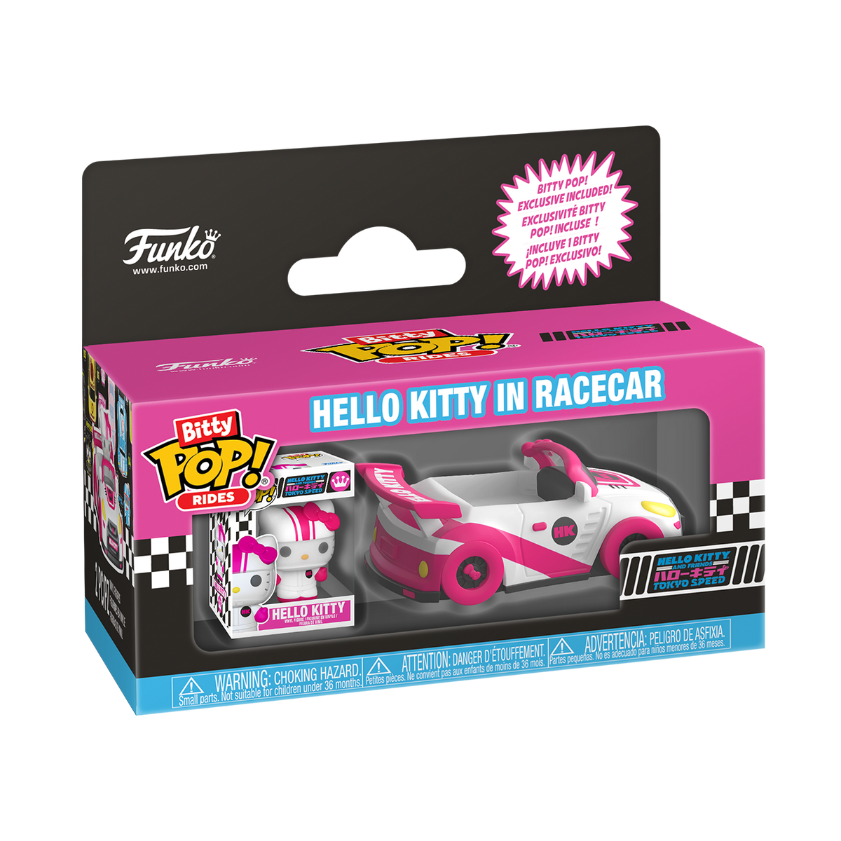 Bitty Pop! Rides Hello Kitty in Racecar - US 0588