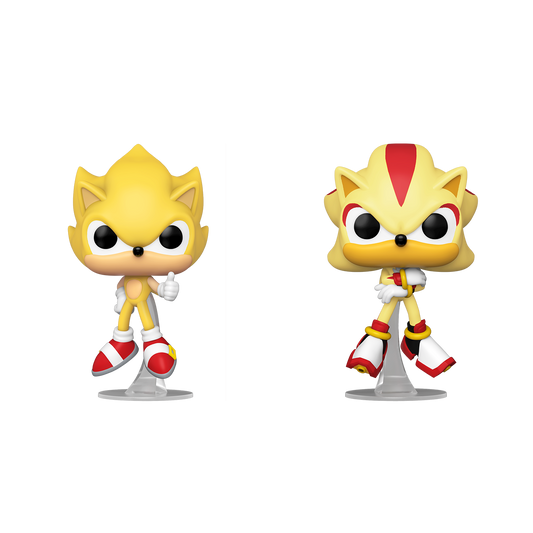 Pop! Super Sonic & Super Shadow 2-Pack (Flocked) - US 0583