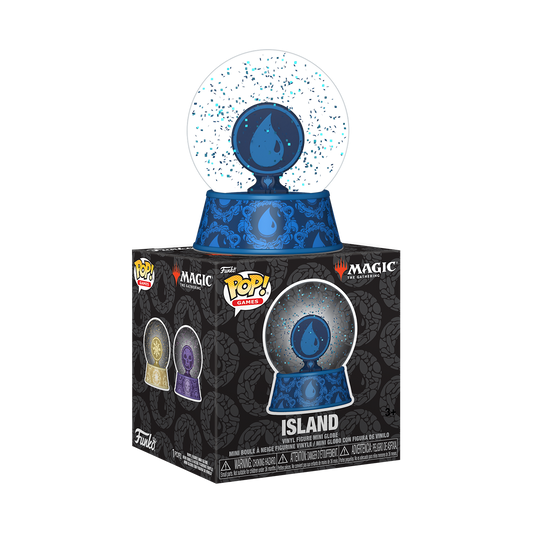 Magic The Gathering Island Mini Glitter Globe - US 9775