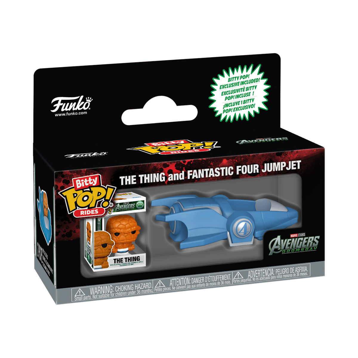 Bitty Pop! Ride The Thing and Fantastic Four Jumpjet - US 6262