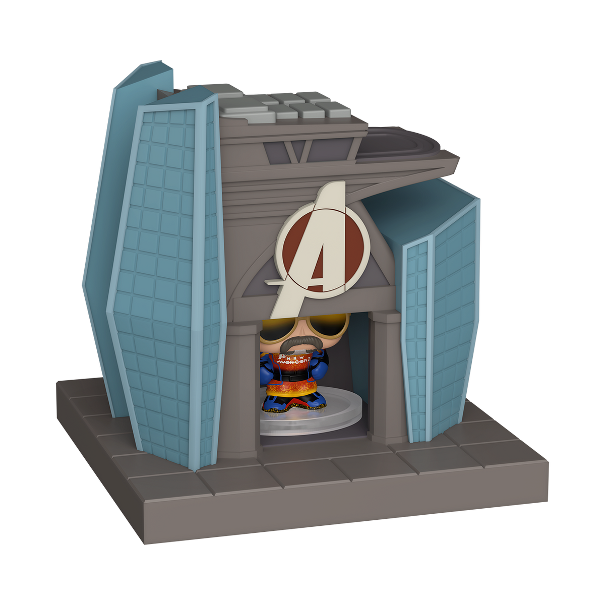 Bitty Pop! Towns Red Guardian and Avengers Tower - US 8999
