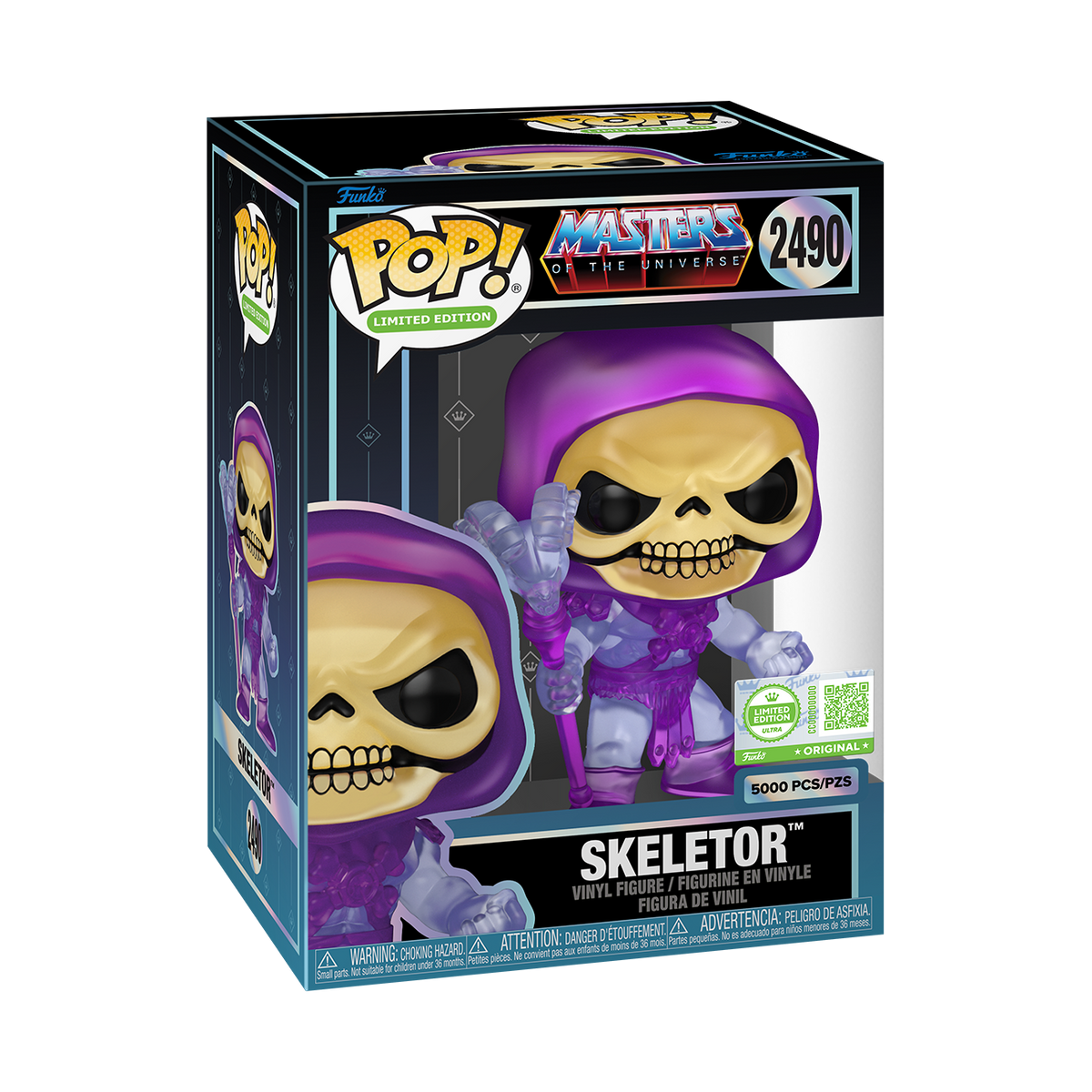 Pop! Skeletor (Translucent) with Pop! Protector - US 6422