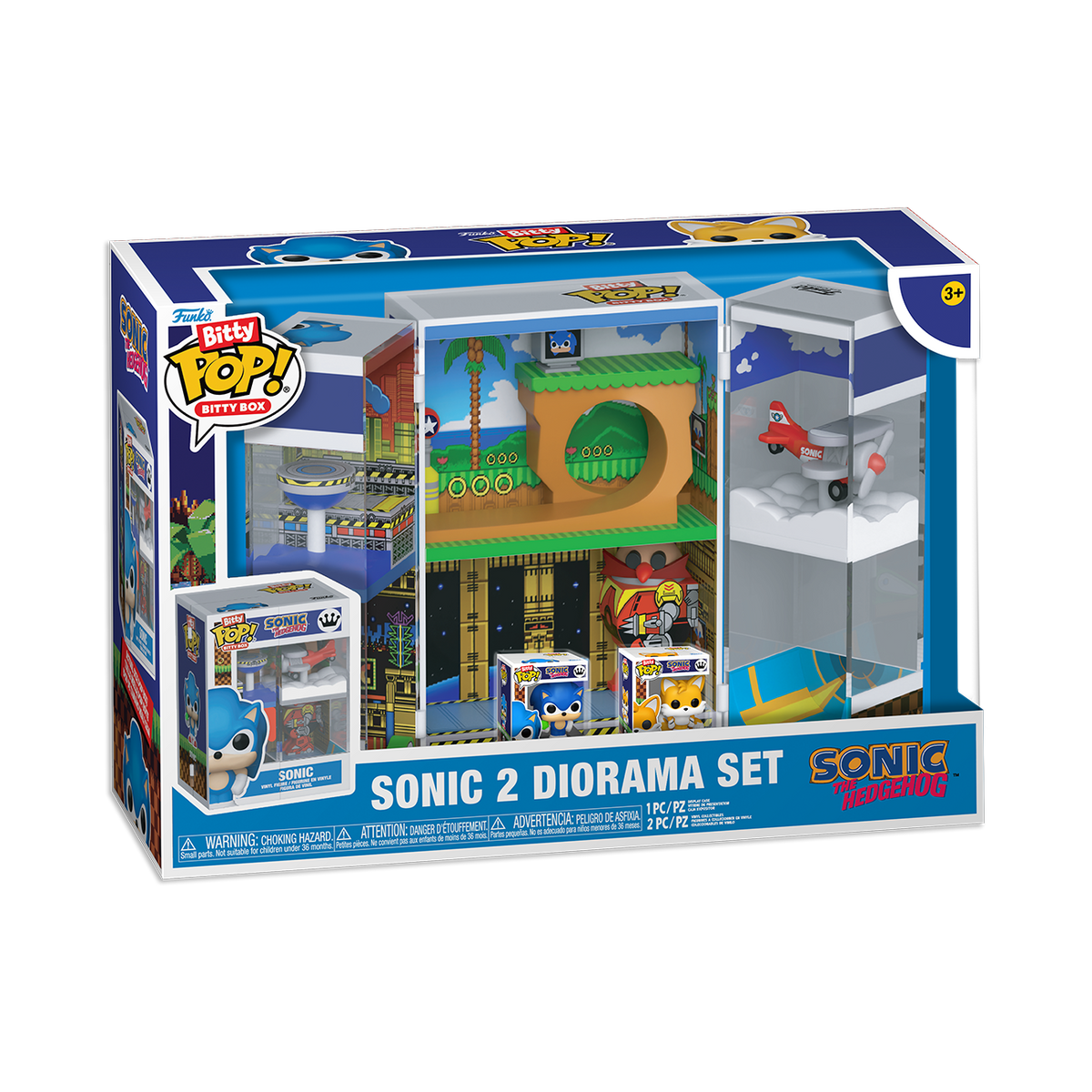 Bitty Pop! Bitty Box Sonic 2 Diorama Set - US 6582