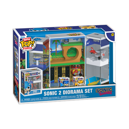 Bitty Pop! Bitty Box Sonic 2 Diorama Set - US 6582