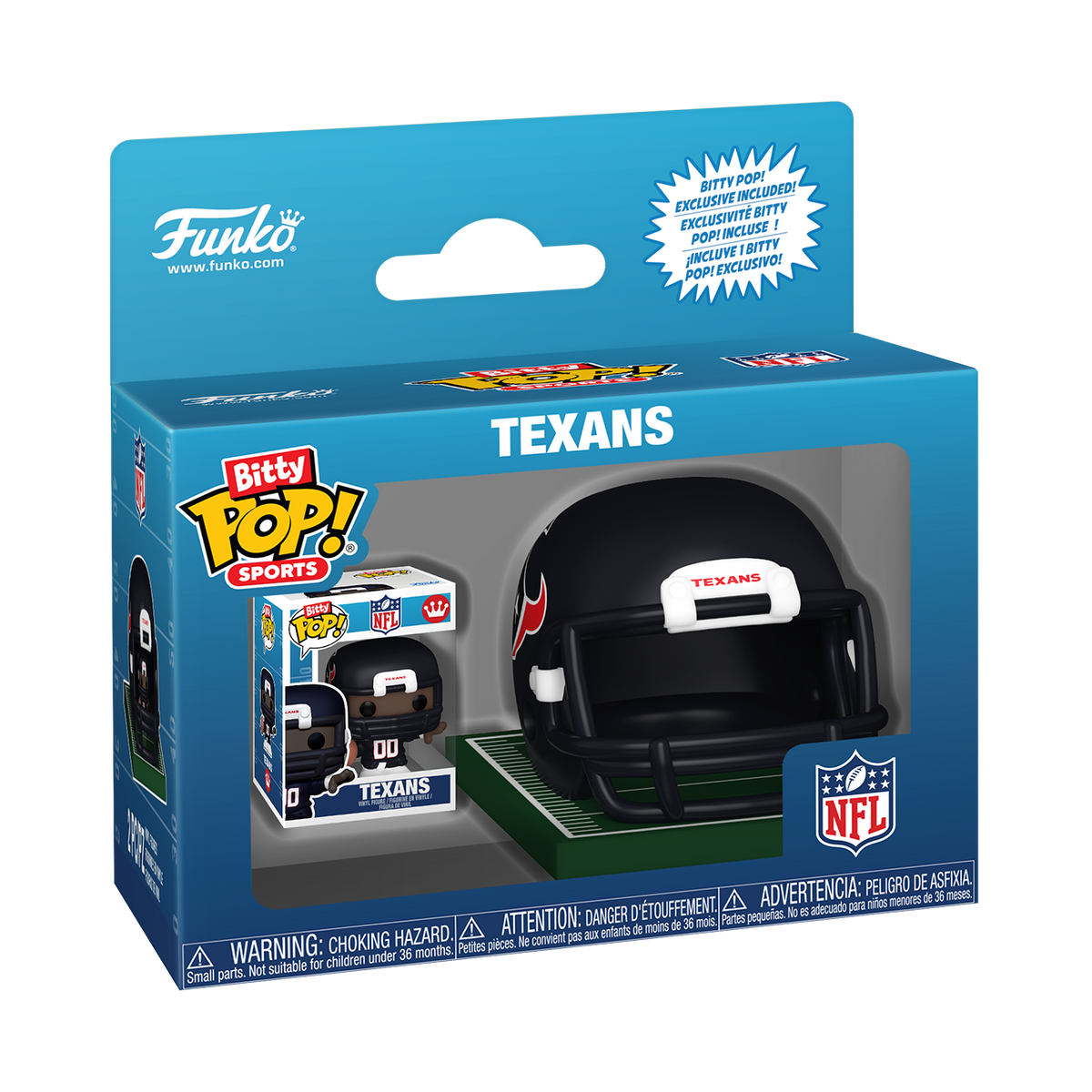 Bitty Pop! Helmet & Player Texans - US 1405