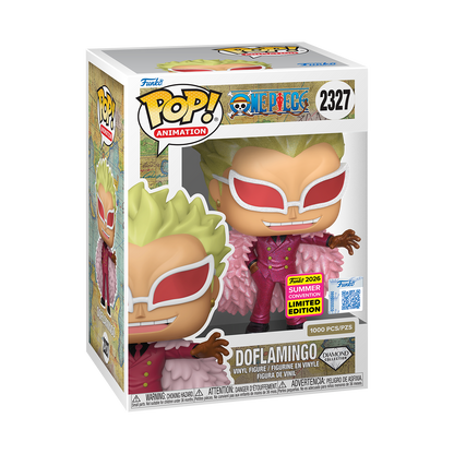 SDCC Limited Edition One Piece Doflamingo (Diamond) Pop! & Bag Bundle - US 6249