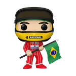 Pop! Ayrton Senna with Brazilian Flag - US 0712