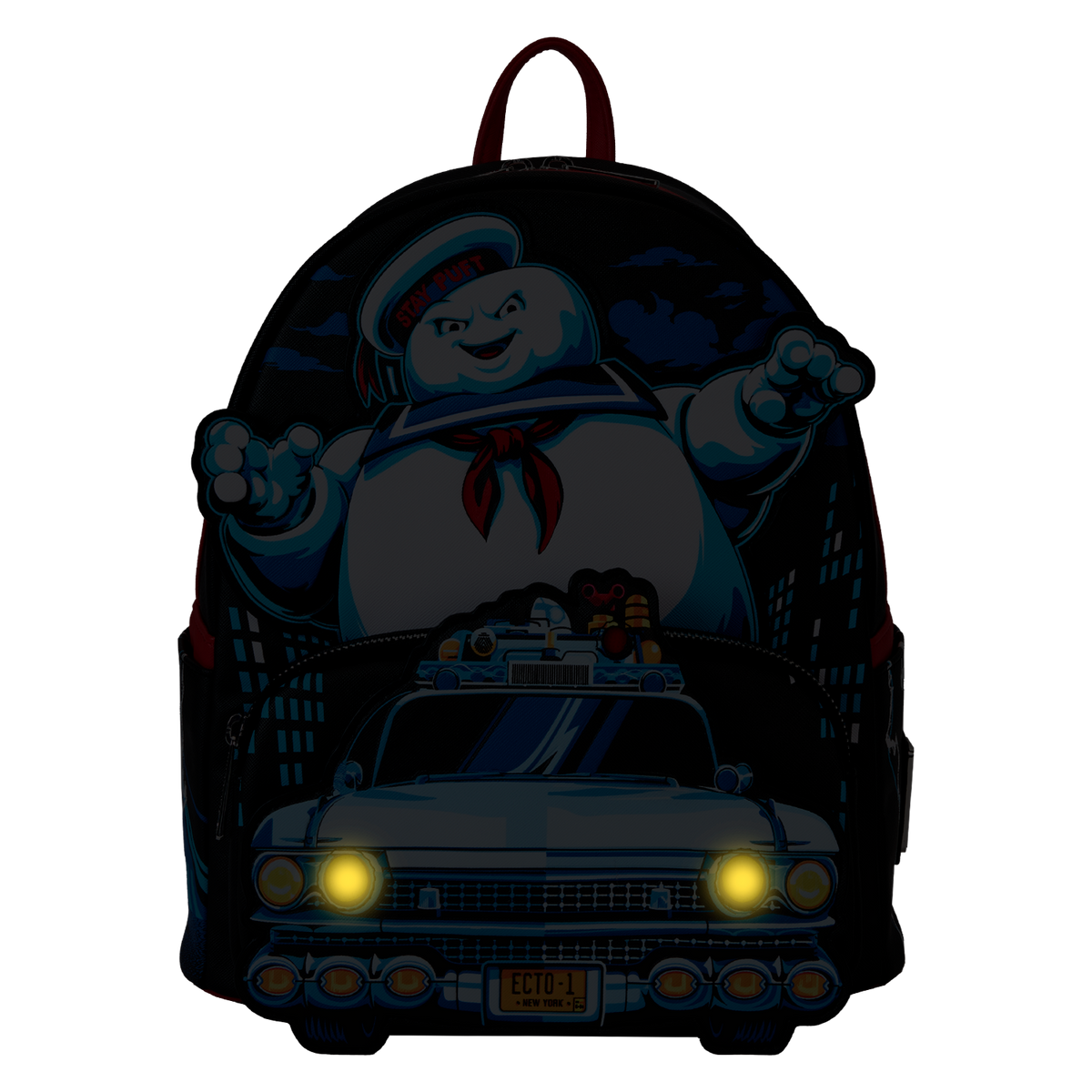 Ghostbusters Stay Puft Ecto-1 Light Up Mini Backpack - US 0697