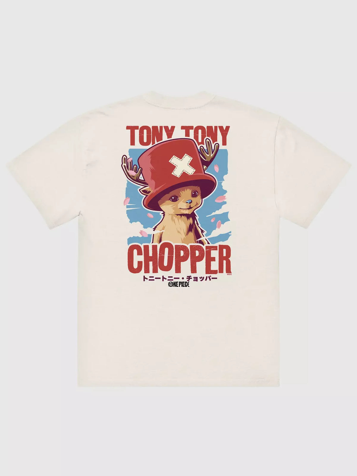 One Piece Chopper Oversized Faded Tee - US 1449