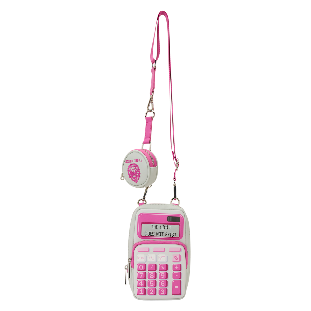 Mean Girls Calculator Cell Phone Crossbody Bag with Coin Bag - US 7707
