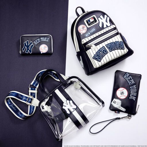 MLB NY Yankees Clear Tote Crossbody Stadium Bag with Pouch - US 0559