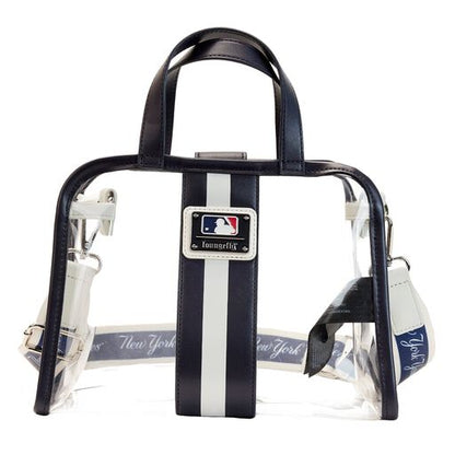 MLB NY Yankees Clear Tote Crossbody Stadium Bag with Pouch - US 0559