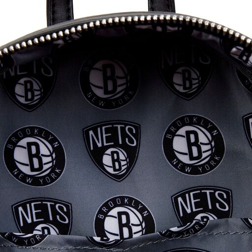 NBA Brooklyn Nets Basketball Logo Mini Backpack - US 3003