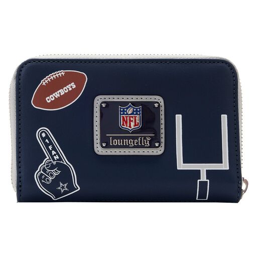 NFL Dallas Cowboys Patches Zip Around Wallet - US 3606