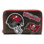 NFL Tampa Bay Buccaneers Patches Zip Around Wallet - US 5907
