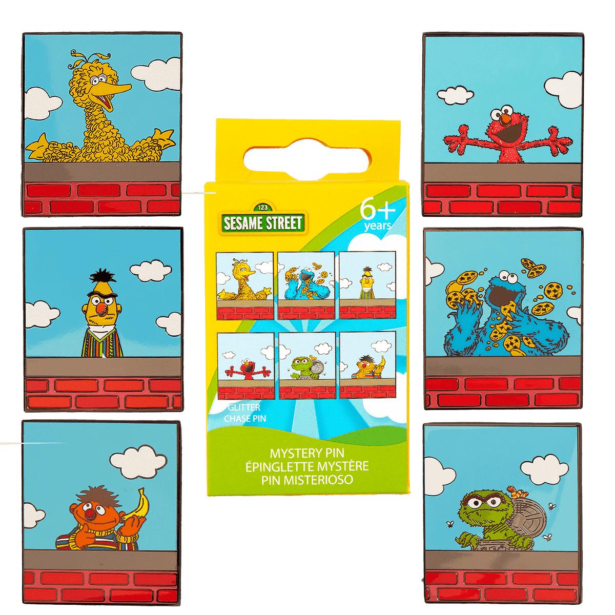 Sesame Street Neighborhood Friends Mystery Box Pin - US 8177