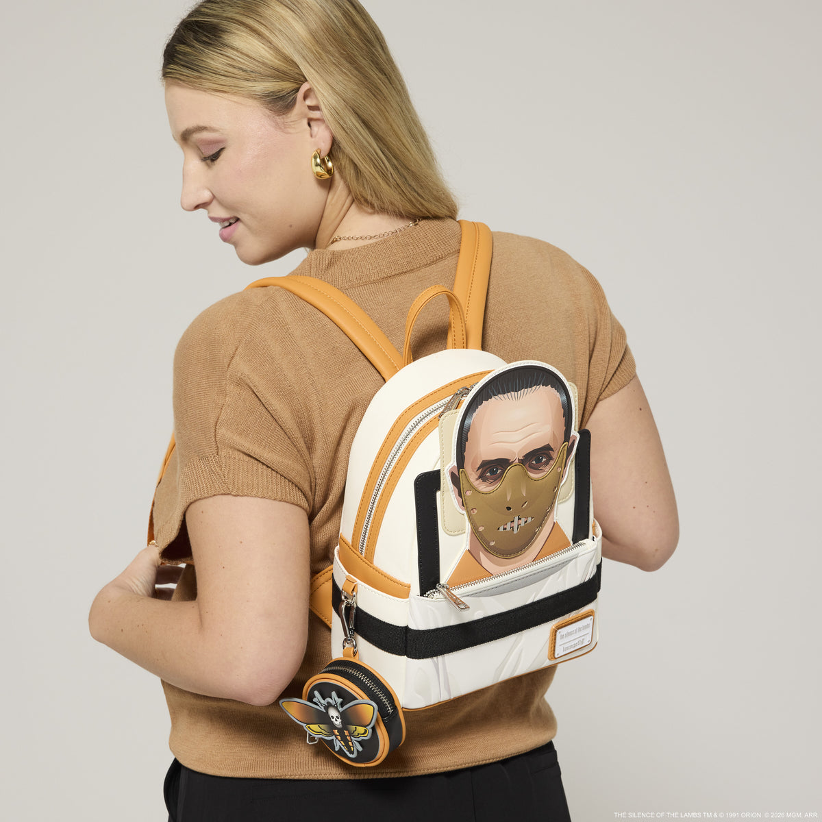 The Silence of the Lambs Exclusive Hannibal Lecter Cosplay Mini Backpack with Coin Bag - US 7061