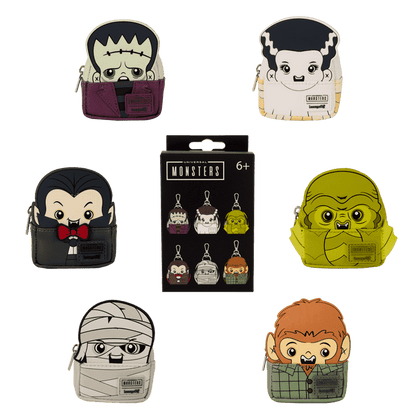 Universal Monsters Cosplay Mystery Mini Backpack Keychain Charm - US 4432