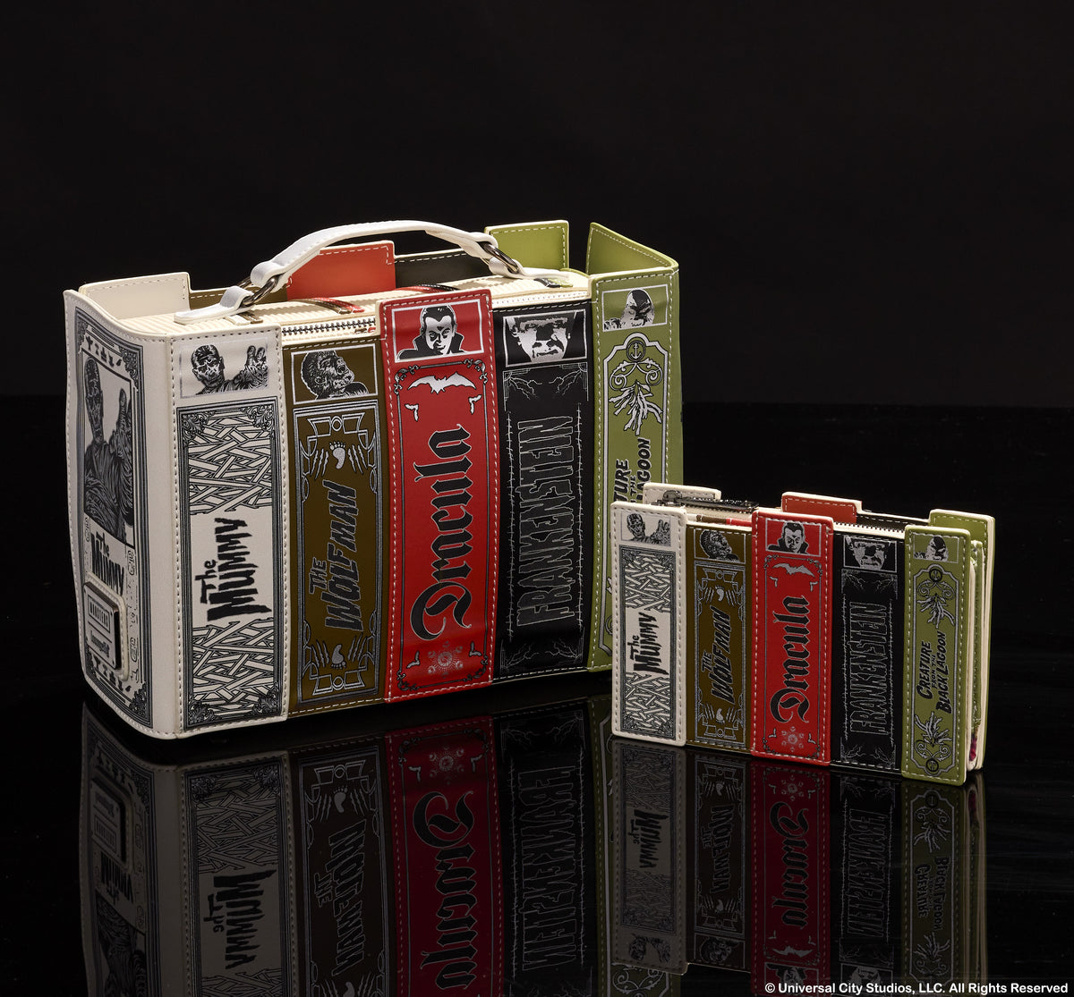 Universal Monsters Exclusive Books Collection Glow Crossbody Bag - US 4836