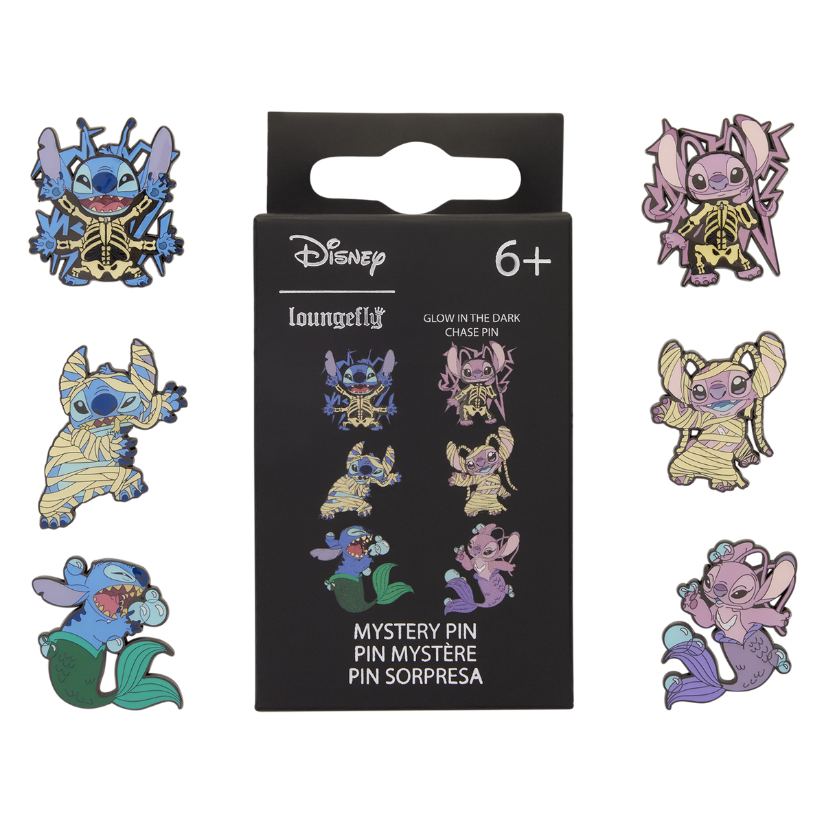 Stitch & Angel Halloween Costume Mystery Box pin - US 8205